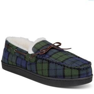 Club Room Green and Blue Plaid Loafers